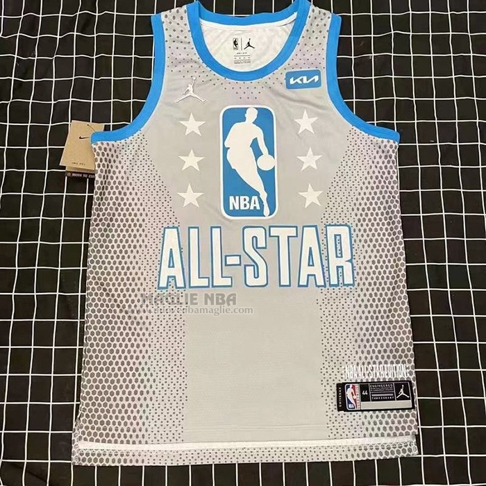 Maglia
 LeBron James NO 6 Los Angeles Lakers All Star 2022 Grigio
